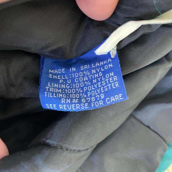 VTG Starter Jacket NFL MIAMI DOLPHINS Puffer Coat w Hood Mens Large Pullover - Picture 14 of 16